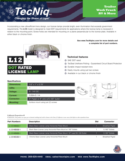 L12 Product Sheet