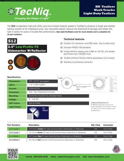 S12 Product Sheet