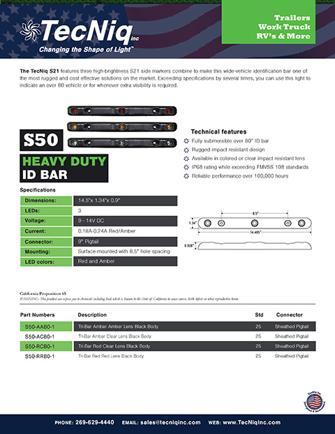 S50 Product Sheet